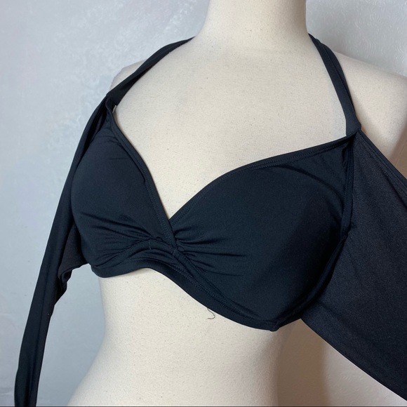 Athleta Swim Athleta Bra Cup Wrap Halter Bikini Top Poshmark